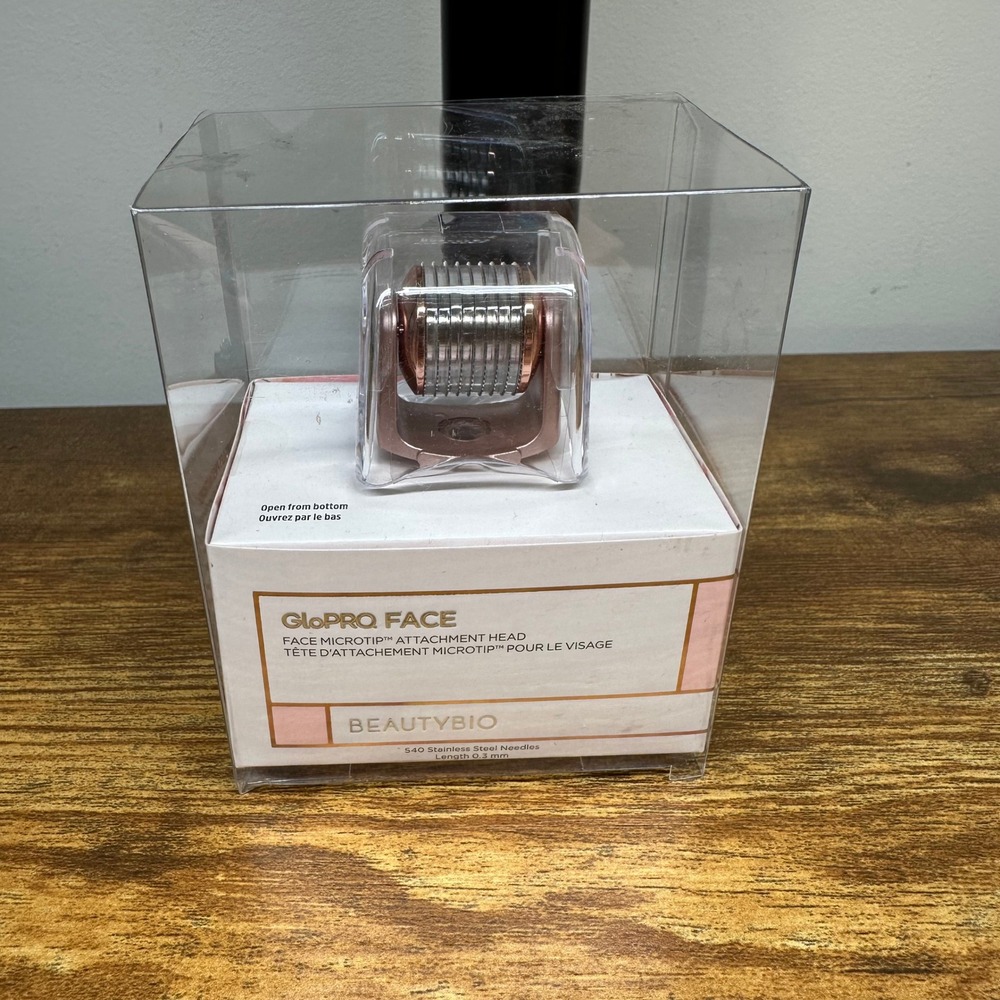 BeautyBio GloPRO Face MicroTip Attachment Head 540 Stainless Steel Needles 0.3mm